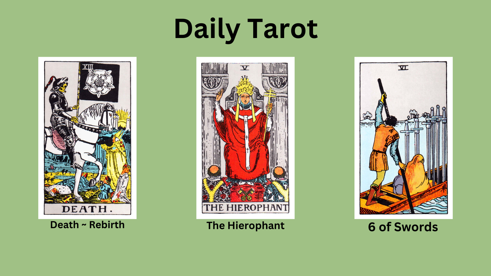 Daily Tarot – 1/15/2025